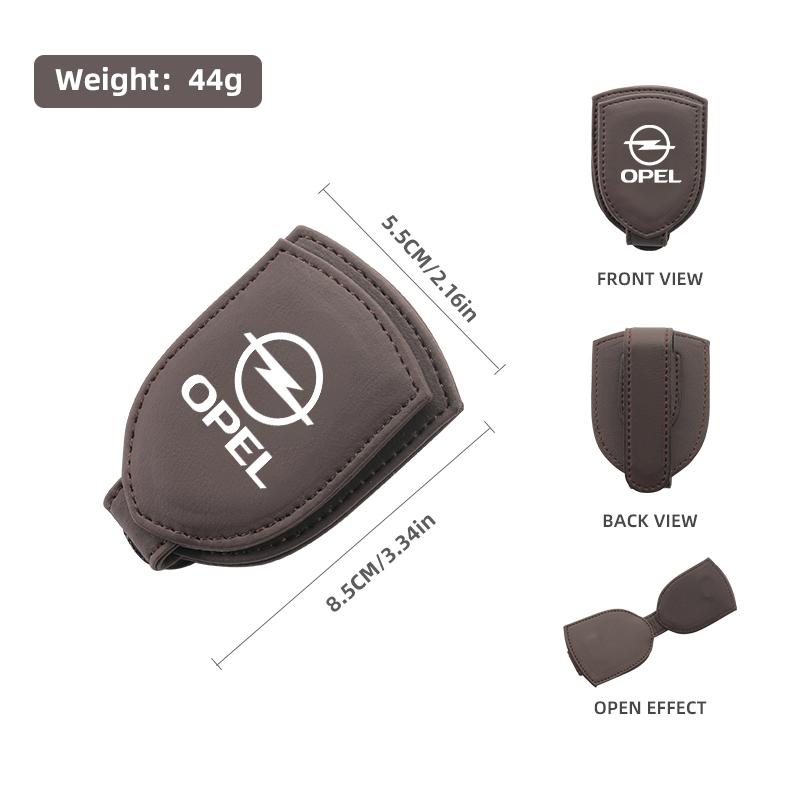 Clip de Almacenamiento para Gafas de Sol, Portagafas para Parasol de Coche para Opel Corsa Astra Insignia Vectra Zafira Meriva Mokka Grandland