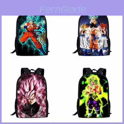 Dragon Ball Cartoon School Backpack For Boys With Breathable Oxford Fabric And Large Capacity