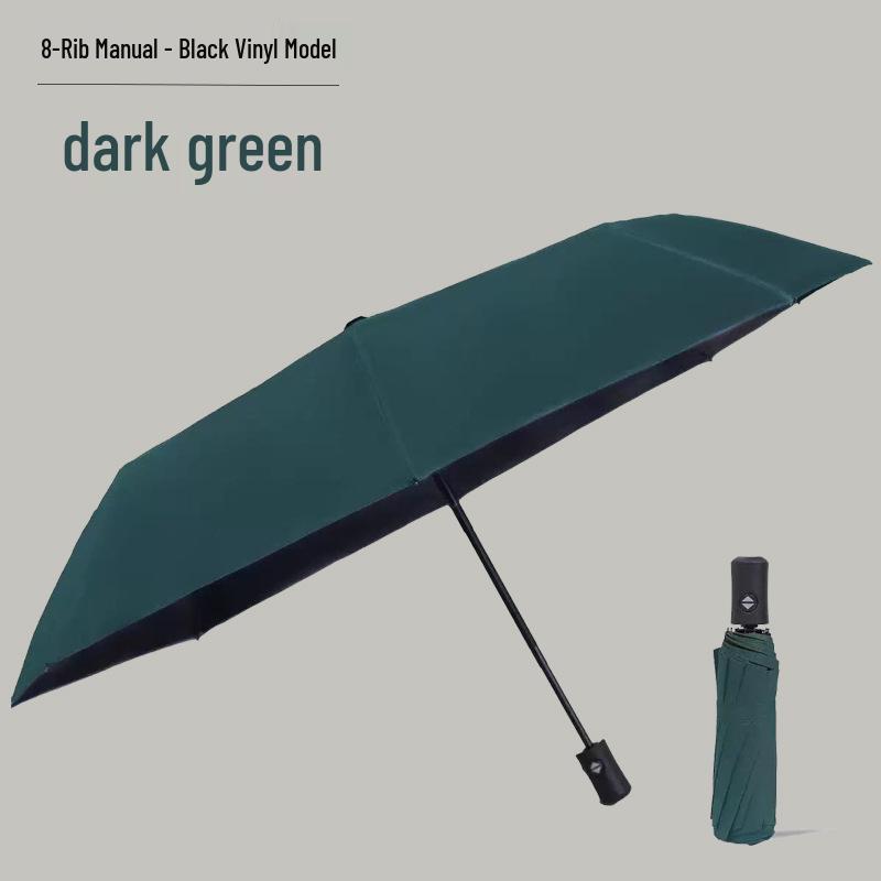 Automatic Compact UV-Blocking Sun and Rain Folding Umbrella - Large, Reinforced, Dual-Use for Students