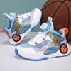 Hot Selling Children's Basketball Shoes High Top Comfortable Sneakers Breathable Rotating Buckle Warm Kids Outdoor Casual Shoes