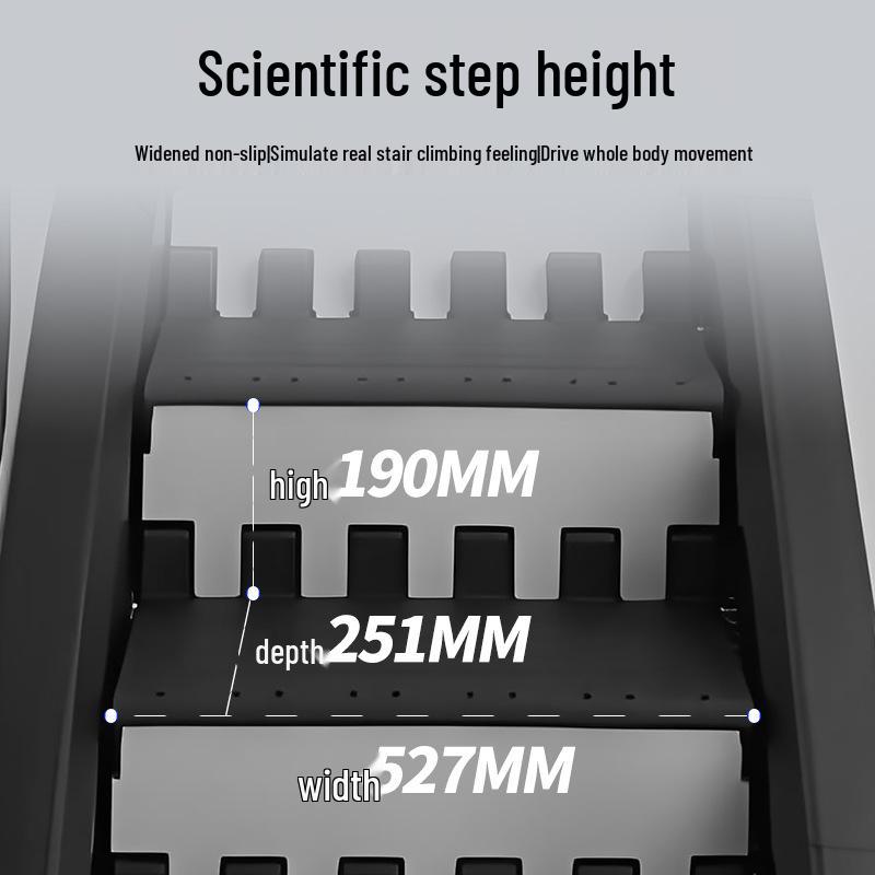 Smart Commercial Stair Climber: All-in-One Gym Equipment for Aerobic and Mountain Climbing Simulation