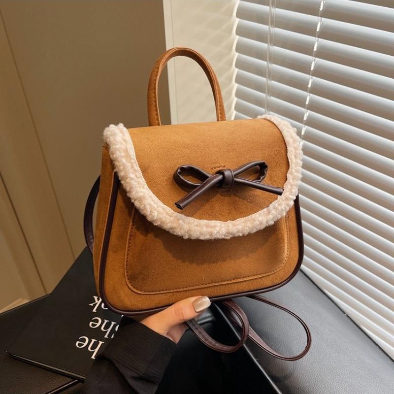 Autumn and Winter New Niche Women's Bags Fashionable Versatile Messenger Bags Fresh and Sweet Wind Portable Backpack
