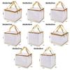 Reusable Aluminum Foil Tote Bag Zipper White Insulated Thermal Cooler Bag Refrigerated Bag Picnic Cake Fruit Drink Refrigeration