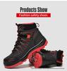 Ozone High-Top Water-Repellent Steel Toe Safety Shoes, Wear-Resistant, Anti-Smash, Anti-Puncture, Soft Sole for Comfortable Work.
