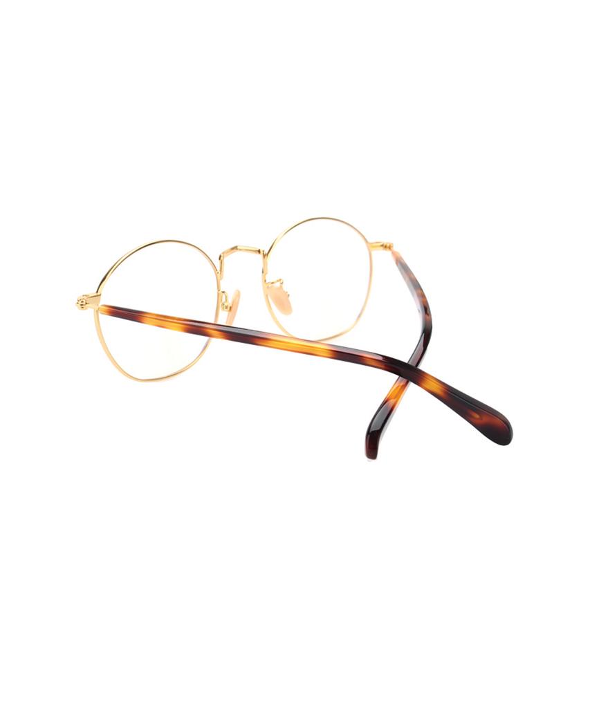 Peisyeon Her Eyeglass Frames Gold