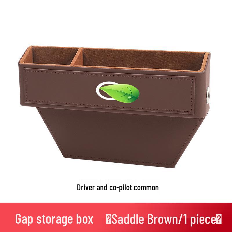Applicable Car Seat Gap Storage Box Organizer with Tissue Holder for Interiors