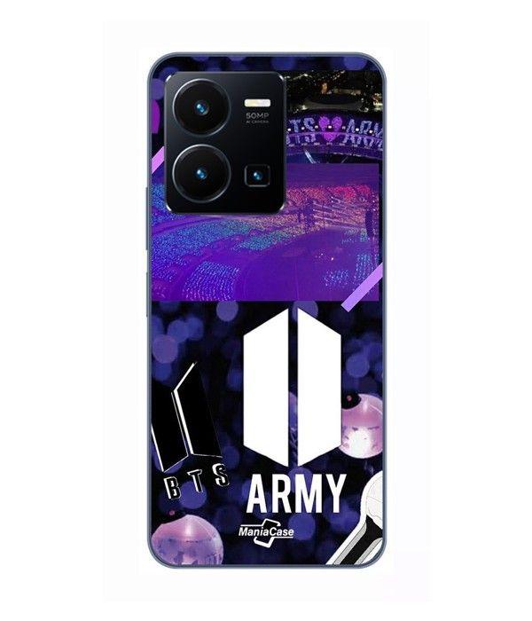 Case for Vivo Y35 4G BTS Army Logo Bangtan Subs Maniacase