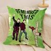 JJONAS BBROTHERS Cushion Cover Soft Plush Fabric DoubleSided Printed Sofa Cushion Cover for All Seasons Home Decor Gift