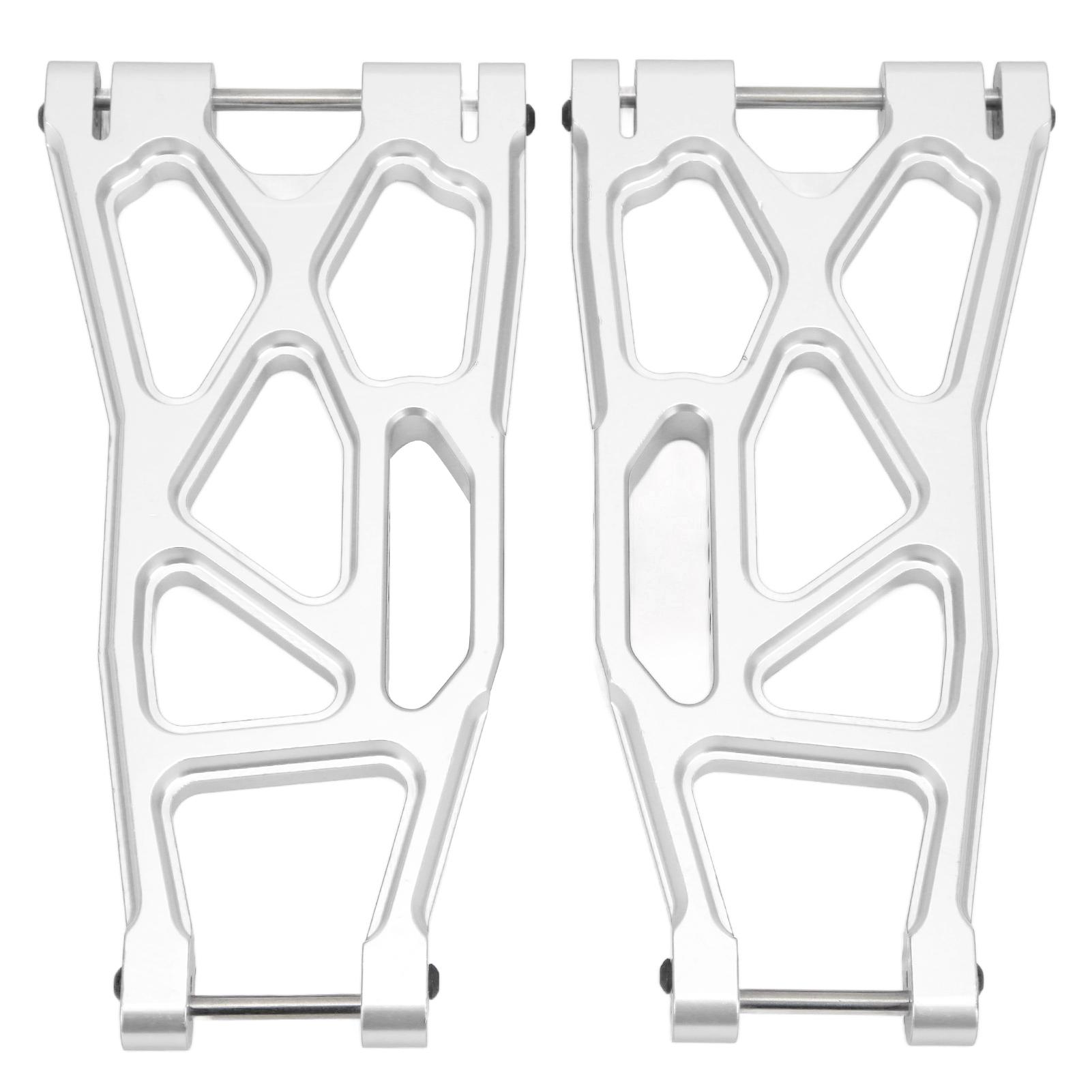 

2pcs RC Metal Front Rear Lower Suspension Arms for TRAXXAS 1 5 RC Car Upgrade PartsSilver срібний