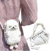Phone Bag Cute Seal Shoulder Pouch Adorable Soft Cartoon Seal Handbag Lightweight Adjustable Straps Crossbody Bag Daily