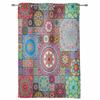 Ethnic Style Abstract Flower Curtains Bedroom Living Room Drapes Kitchen Children Window Curtain Home Decor Bohemian Polyester Washable Great Ready
