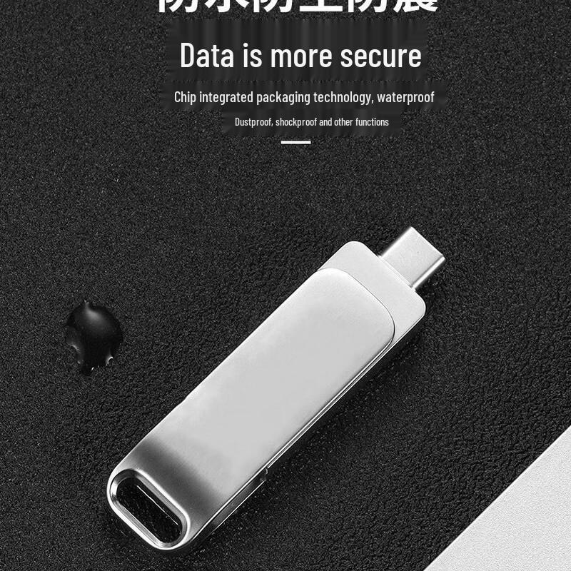 OLOEY 64GB Dual-Port USB 2.1 Type-C & USB-A Flash Drive
