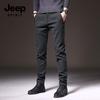 JEEP SPIRIT Men's Breathable Casual Slim Fit Trousers