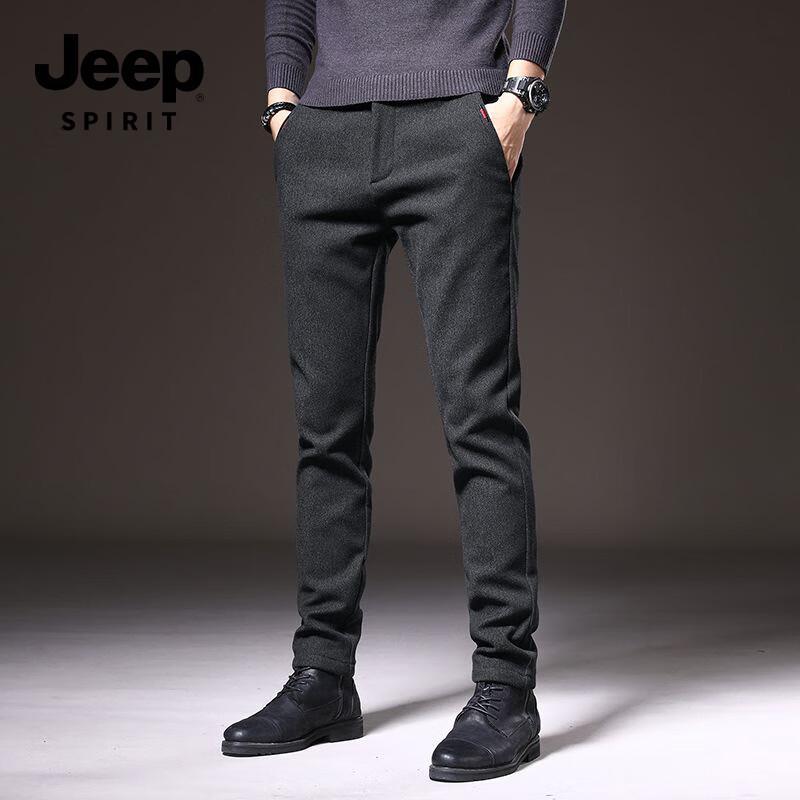 

JEEP SPIRIT Men s Breathable Casual Slim Fit Trousers 32