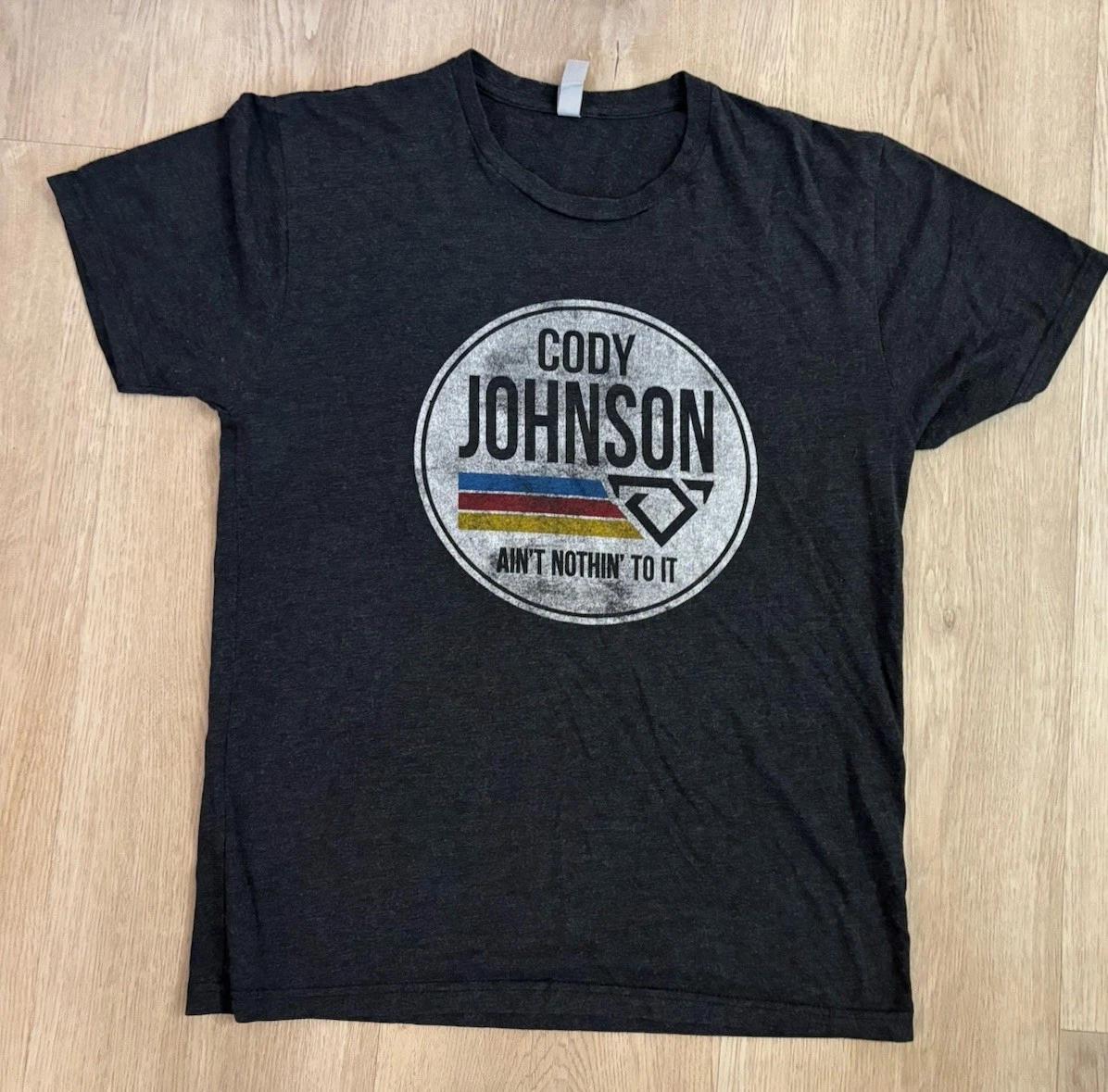 Cody Johnson Ain’t Nothin’ To It Concert Tour 100% Cotton T-shirt Mens Tees Top Adult Medium *READ* Soft 2XL