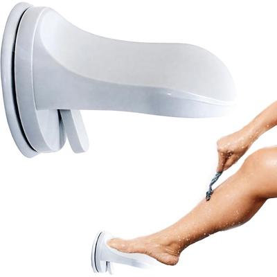 Shower Foot Rest for Shaving Legs, Removable Foot Pedal with Suction Cup, Suitable for Pregnant Women & Back Pain Sufferers Hold Up To 300 Lbs