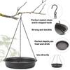 1PC Hanging bird bath tray/bird feeder, garden bird bath tray/wildlife feeder suitable for outdoor garden/terrace decoration