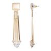 Women's Jewellery Crystal Earrings Gold Plated Dangler Earrings for Girls and Women