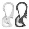 Climbing Carabiner Stainless Steel Waist Hanging Carabiners Multifunctional Practical Mountaineering Buckle Hiking Equipment
