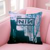 Nine I-Inch N-Nails Classic Vintage Pillow Cover Sofa Cushion Cover Home Room Decoration Children Gift