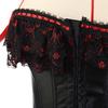 Women Lolita Clubwear Lace Up Boned Steampunk Corset Bustier Top Plus Size Overbust Party Costume