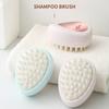 Scalp Massager Silicone Anti-slip Manual Shower Head Hair Massage Brush Portable Reusable Relaxation Soft Comfortable