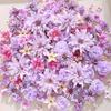 Pacote DIY de Flores de Seda Lilás - Flores Artificiais para Coroas, Corsages e Adornos de Cabeça