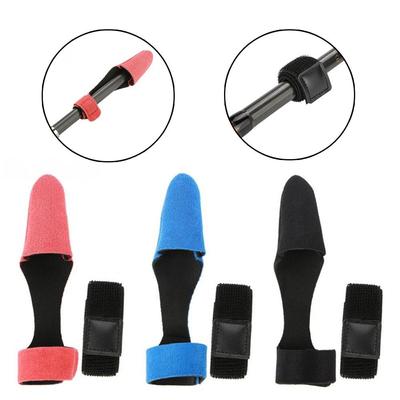 3 Colors Elastic Truss Cane Sleeves Pole Glove Fishing Rod Tie Tip Cover Fastener Straps