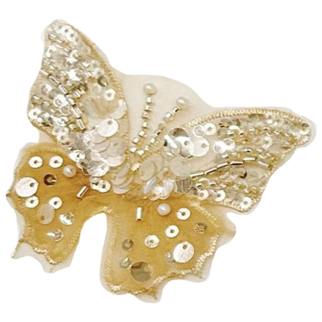 Eye-Catching Sequins Butterfly Applique for Clothes Hat Sewing Patches DIY Scarf Wedding Dress Decors Accessories