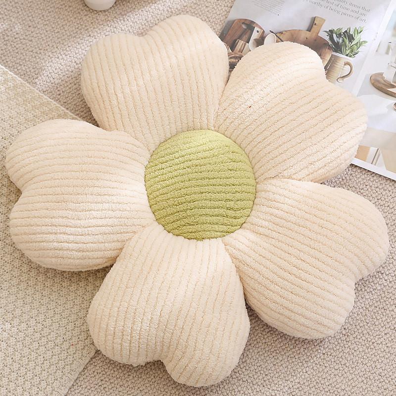 Shaped Flower Simple Plush Cushion With Pp Cotton Material For Home Office Use