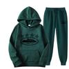 Corteiz Modny Luźny Zestaw Bluza Streetwear - Unisex Casualowy Styl Hip Hopowy Amerykański na Jesień