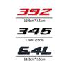 1Pc Metal 3D Car Sticker 392 345 6.4L Emblem Car Fender Side Sticker Rear Trunk Bumper Tail Sticker For Hemi Charger Challenge