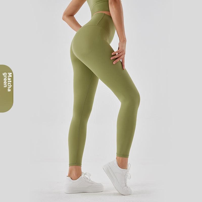 Pantaloni da yoga fitness a vita alta da donna
