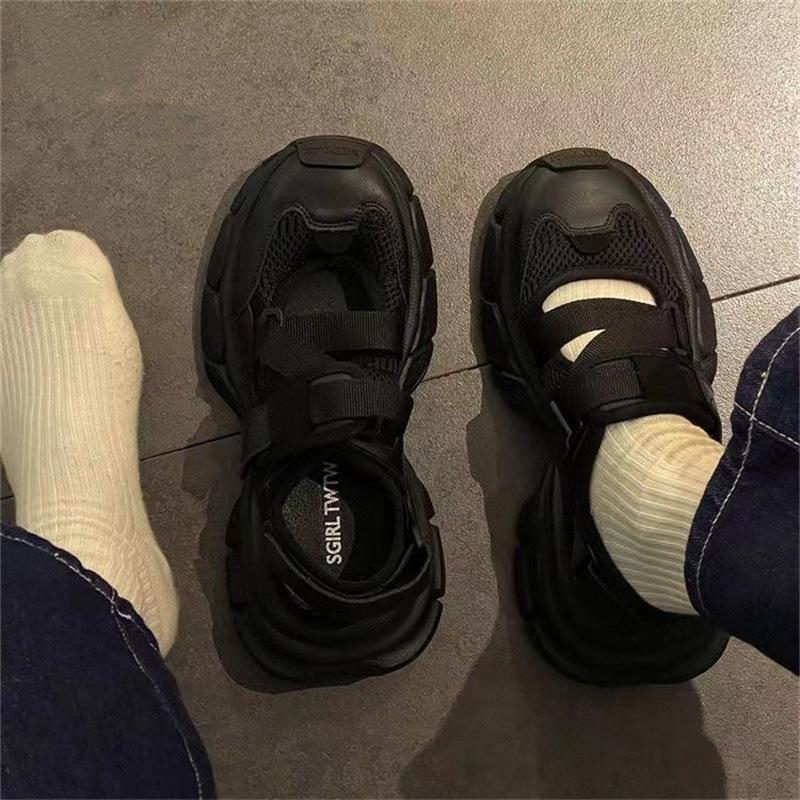 Sports Sandals Outer Wear Bag Head Shoes Summer New Breathable Mesh Lightweight Casual Dad Shoes