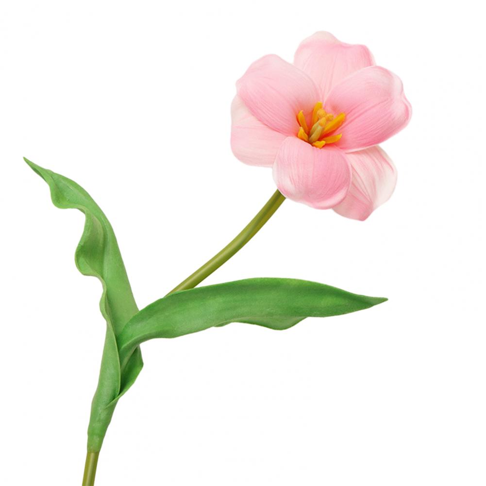 5 stk Simulerte Tulipaner Bukett Realistiske Falske Blomster Hjemmedekor Kunstig Tulipanarrangement med Bøyelige Stengler