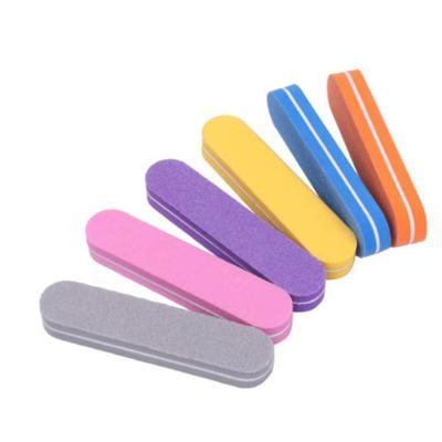High-Elastic Double-Sided Washable Sponge Nail File & Polishing Tool