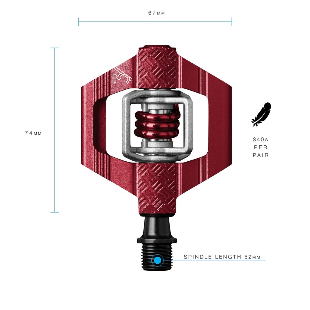 CRANKBROTHERS Candy 3 Dark Red Pedals,