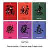 2026 Guochao Ancient Style Fan-Shaped New Year Blessing Card - Creative Hanging Gift