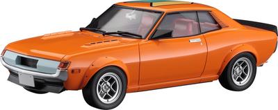 Hasegawa “Yoroshiku Mekadokku” Toyota Celica 1600GTV “Matsukiri Bozu” 1/24 Scale Plastic Model Kit SP602