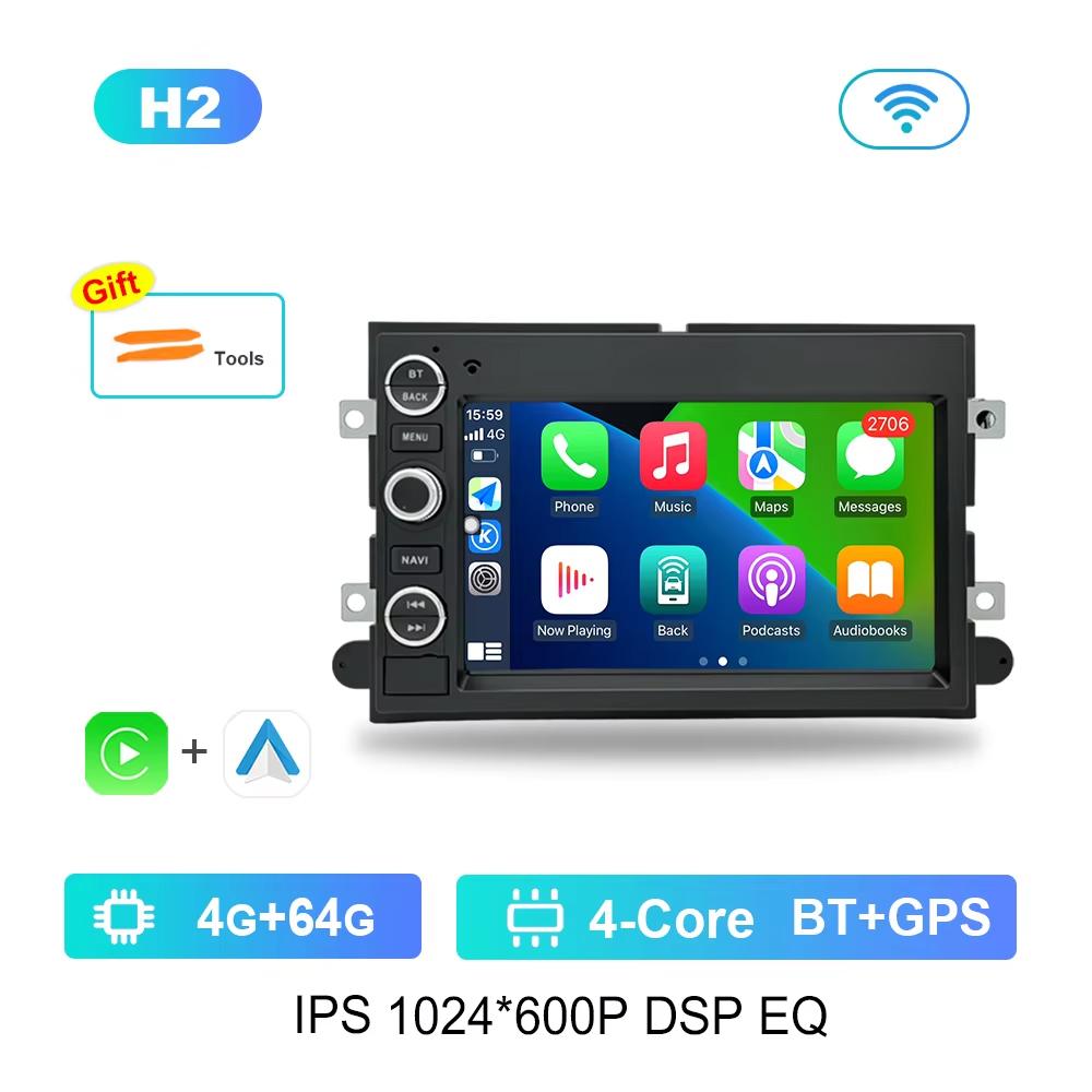 Android Car Radio Multimedia Video Player GPS DSP 7 Inch for Ford 500 F150 Explorer Edge Escape Sport Lincoln Expedition Mustang
