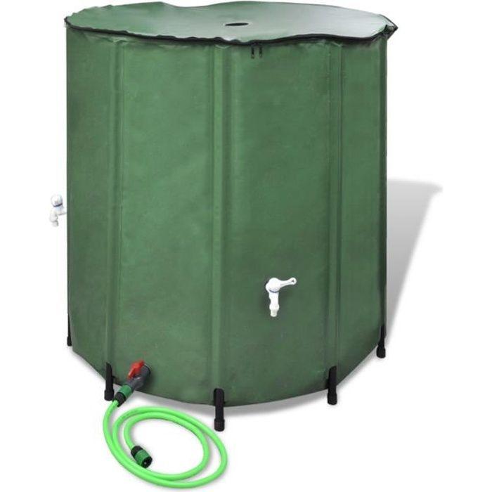 VidaXL Réservoir d'eau de pluie pliable 250 L