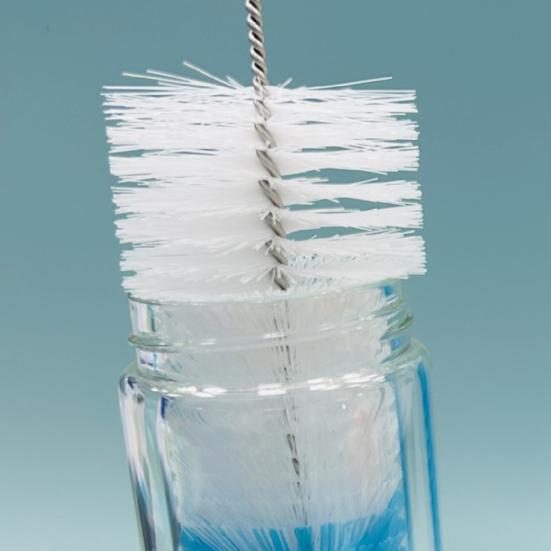 5Pcs/Set Long Handle Bottle Brushes Ergonomic Handle Beer Wine Decanter Bottle Cleaning Scrubber Kit