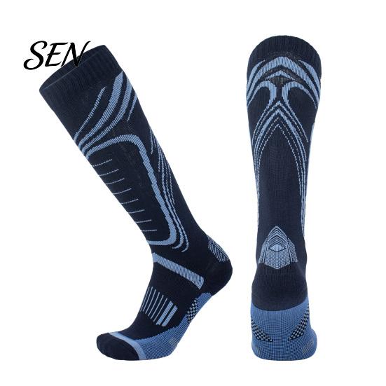 Thermal Ski Socks Soft Cotton for Men, Thickened Snowboard Socks, Breathable Non Slip Daily Moisture Wicking Athletic Outdoor Sports and Wear