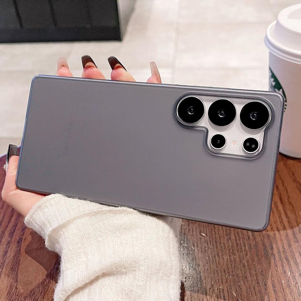Applicable To S26ultra High Magnetic Suction Mobile Phone Case S25plus Hardening Upgrade Scratch-proof S24FE Matte Ice Mist Cover