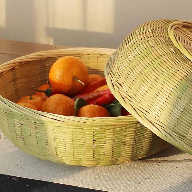 Handmade Bamboo Fruit Basket Set