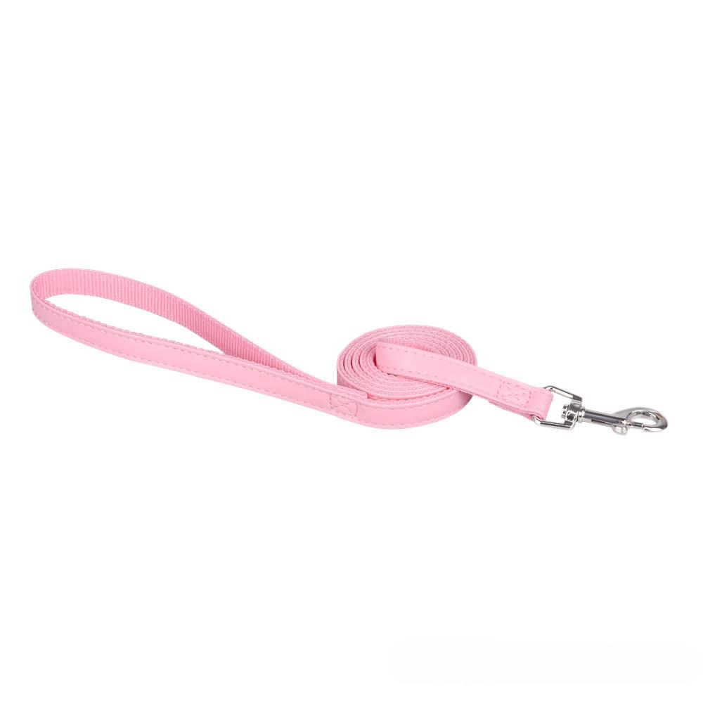 Small Dog Leash Soft Suede Leather Dog Leashes For Chihuahua Yorkishire Pug Small Dogs Cats Walking Leash Pink