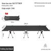 Adjustable Aluminum Folding Camping Bed with Oxford Cloth