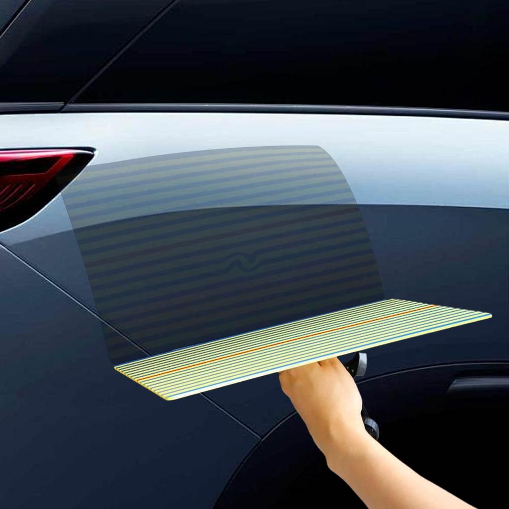 Car Dent Reflector Board Car Body Damage Detecting Tool Precision Time-Saving Striped Panel Portable Auto Repair Tools for Used