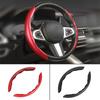 1 Pair Car Steering Wheel Covers Booster Micro Fiber Leather Auto Interior Decorative Accessories Universal Carbon Fiber Looking