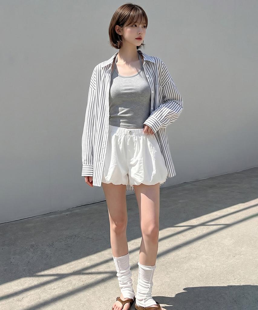 Eilubeu Balloon Shorts Aasdpt103C
